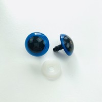 Očko modré 11,5mm, bezpečnostné - pár